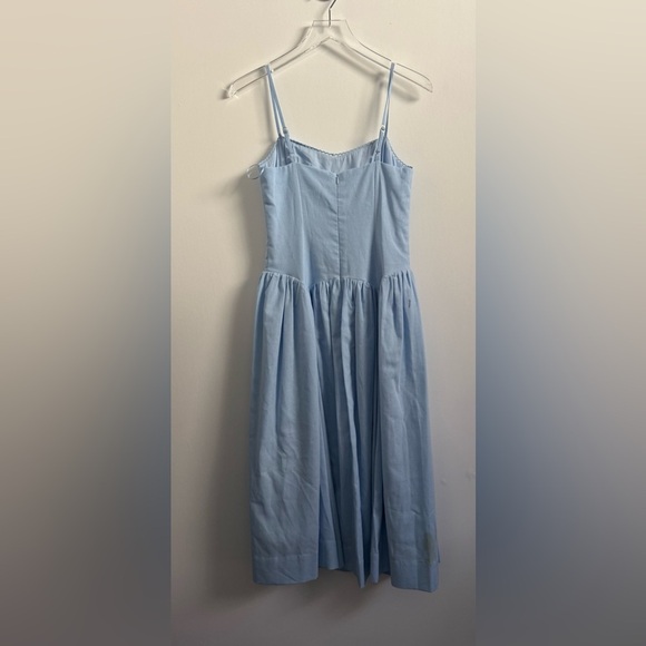 All in favors drop waist cotton & midi dress B3105 - Picture 3 of 4